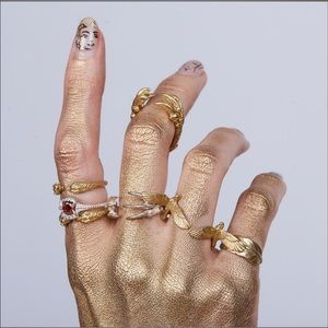 VERAMEAT two birds one stone ring